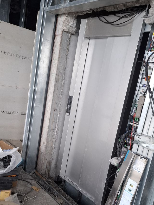 Modern elevator control cabinet — SALAASA TECH field work